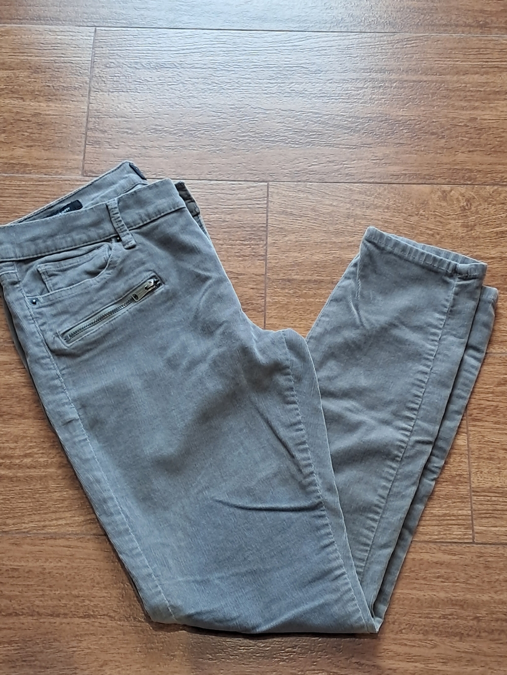 Lucky Brand Women's Gray Corduroy Pants - Charlie Skinny